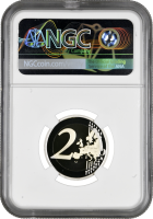 Сан-Марино 2 евро 2016 г., NGC PF70 UC, "400 лет со дня смерти Уильяма Шекспира" Top Pop