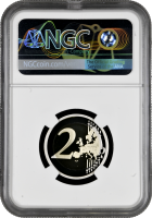 Сан-Марино 2 евро 2019 г., NGC PF70 UC, "500 лет со дня смерти Леонардо да Винчи" Top Pop