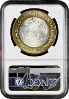 Мексика 100 песо 2006 г., NGC MS64, "180 лет Федерации - Южная Нижняя Калифорния"