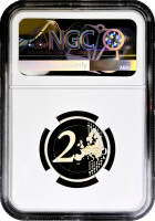 Сан-Марино 2 евро 2020 г., NGC PF69 UC, "500 лет со дня смерти Рафаэля" Top Pop