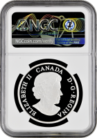 Канада 20 долларов 2019 г., NGC PF70 UC, "50 лет песне Джона Леннона "Дайте миру шанс" Top Pop