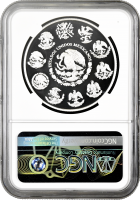 Мексика 1 онза 2007 г., NGC PF68 UC, "Серебряная инвестиционная монета "Свобода"