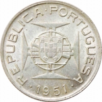 Португальский Тимор 50 аво 1951 г., UNC, "Патака (1886 - 1957)"