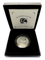 Британские Виргинские острова 10 долларов 2011 г., PROOF, "Шедевры искусства - Альбрехт Дюрер, Молодой Заяц"