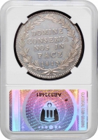 Швейцарские кантоны 40 батценов 1813 г. B, CCG MS64 PL, "Кантон Цюрих (1804 - 1850)"