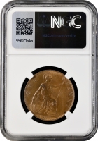 Великобританія 1 пенні 1907, NGC MS64 BN, "Король Едуард VII (1902 - 1910)"