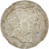 Саксонія 1 талер 1831 S, NGC MS62, "Нова Конституція"
