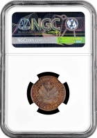 Гаити 10 сантимов 1863 г., NGC SP65 BN, "Республика Гаити (1863 - 1985)" Pop 6/1