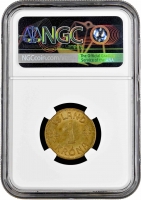 Исландия 1 крона 1929 г. N, NGC MS65, "Король Кристиан X (1922 - 1943)" Top Pop 4/0