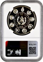 Гватемала 1 кетсаль 2010 г., NGC PF69 UC, "Иберо-Америка - Исторические монеты"