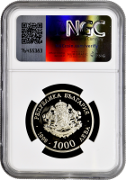 Болгария 1000 левов 1998 г., NGC PF69 UC, "Болгарское телеграфное агентство" Pop 3/2