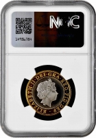 Великобритания 2 фунта 2007 г., NGC PF67 UC, "300 лет "Акту Объединения" Англии и Шотландии"