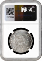 Бенин 200 франков 1994 г., NGC MS69, "Доисторические животные - Акантофолис" Top Pop 1/0