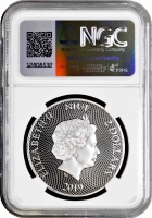 Ниуэ 2 доллара 2019 г., NGC PF69 UC, "Полярная жизнь - Снежный барс"