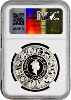 Ниуэ 1 доллар 2011 г., NGC PF70 UC, "Знаки зодиака - Близнецы" Top Pop 7/0