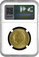 Финляндия 20 марок 1939 г. S, NGC MS64, "Финляндская Республика (Suomi) (1918 - 1962)" Pop 3/1