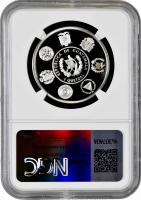 Гватемала 1 кетсаль 2019 г., NGC PF69 UC, "Иберо-Америка - Исторические поезда"