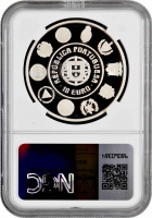Португалия 10 евро 2005 г., NGC PF69 UC, "Иберо-Америка - Архитектура и памятники" Top Pop 4/0