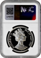 Остров Мэн 1 ангел 1995 г., NGC PF68 UC, "Святой Архангел Михаил"