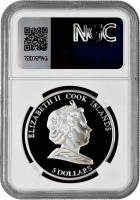 Острова Кука 5 долларов 2009 г., NGC PF69 UC, "Мир цветов - Мак" Top Pop 2/0