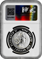 Ниуэ 1 доллар 2015 г., NGC PF70 UC, "Галактики - NGC 1232" Top Pop