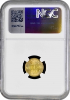 Литва 1 цент 1925 г., NGC MS63, "Первая Республика (1925 - 1938)"