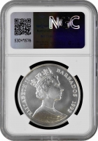 Барбадос 10 долларов 1992 г., NGC MS69 MATTE, "500 лет открытию Нового Света" Top Pop 5/0