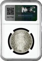 Любек 3 марки 1912 р. A, NGC MS63, "Вільний місто Любек (1871 - 1918)"