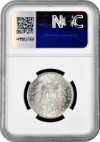 Пруссия 2 марки 1908 г. A, NGC MS63, "Король Вильгельм II (1888 - 1918)"