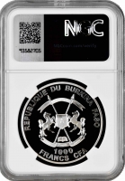 Буркина Фасо 1000 франков 2015 г., NGC PL69, "Боги мира - Афродита" Top Pop