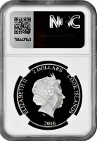 Острова Кука 2 доллара 2016 г., NGC PF69 UC, "Великая чайная гонка 1866"