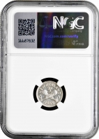 Новая Зеландия 1 флорин 1933 г., NGC MS64, "Король Георг VI (1937 - 1952)" Top Pop 5/0