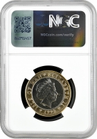 Остров Мэн 2 фунта 1998 г. PM AA, NGC MS62, "Гоночные автомобили"