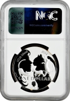 Ниуэ 1 доллар 2014 г., NGC PF69 UC, "Лучшие друзья человека - Персидская кошка"