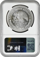 Мексика 1 онза 1998 г. Mo, NGC MS67, "Серебряная инвестиционная монета "Свобода"