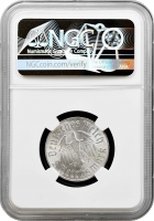 Німеччина - Третій рейх 2 рейхсмарки 1933 р. D, NGC MS63, "450 років від дня народження М. Лютера"