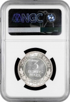 Веймарська Республіка 3 рейхсмарки 1926 р. A, NGC MS65, "700 років статусу вільного міста Любека"