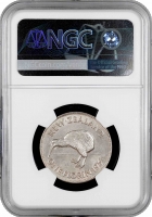 Нова Зеландія 1 Флорин 1934, NGC MS62, "Король Георг VI (1937 - 1952)"