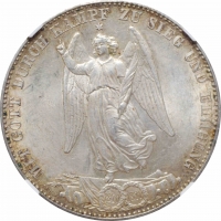 Вюртемберг 1 талер 1871 г., NGC MS63, "Победоносное завершение Франко-прусской войны"
