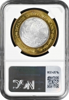 Мексика 100 песо 2005 г., NGC MS64, "Нижняя Калифорния"