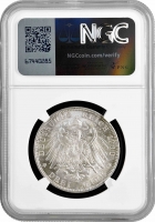 Бавария 3 марки 1910 г. D, NGC MS64+, "Король Отто I (1886 - 1913)"
