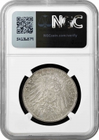 Бавария 3 марки 1912 г. D, NGC MS62, "Король Отто I (1886 - 1913)"