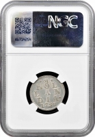 Нидерланды (Голландия) 1 дуит 1757 г., NGC MS64, "Голландская Республика (1701 - 1794)" Pop 1/1