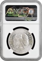 Веймарська Республіка 5 рейхсмарок 1927 р., NGC MS63, "450 років Тюбінгенському університету"