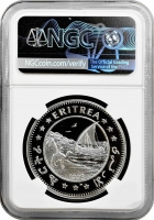 Еритрея 10 доларів 1993 р., NGC PF69 UC, "Бережіть планету Земля - ​​Птеранодон"