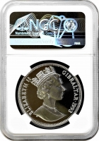 Гібралтар 1 крона 1993, NGC PF70 UC, "Збережемо планету Земля - ​​Стегозавр" Top Pop