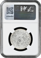 Веймарская Республика 3 рейхсмарки 1927 г. A, NGC MS65, "1000 лет Нордхаузену"