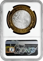 Мексика 100 песо 2006 р., NGC MS64, "180 років Федерації - Коауїла"