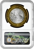 Мексика 100 песо 2007 р., NGC MS61, "180 років Федерації - Керетаро Артеага"