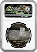 Норвегія 100 крон 2003 р., NGC PF69 UC, "Розпад Союзу - сільське господарство"